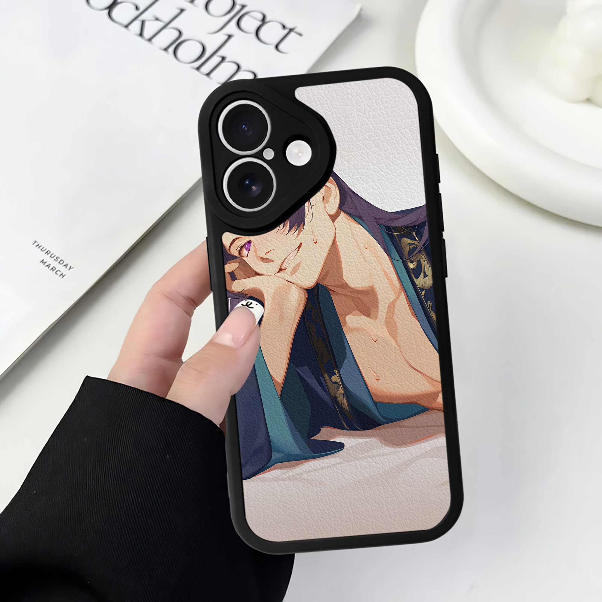 薬屋のひとりごと The Apothecary Diaries 【iPhone 16シリーズ対応】シリコンスマホケース（レザー調） 材質：シリコン